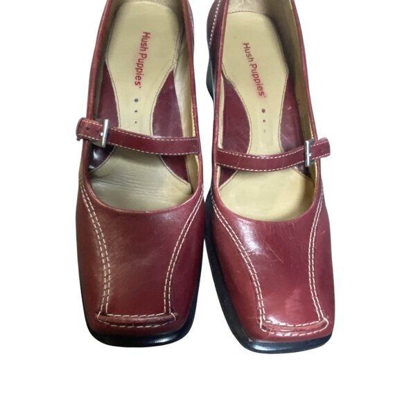 Hush Puppies Mary Jane Square Toed Heels - Picture 4 of 5